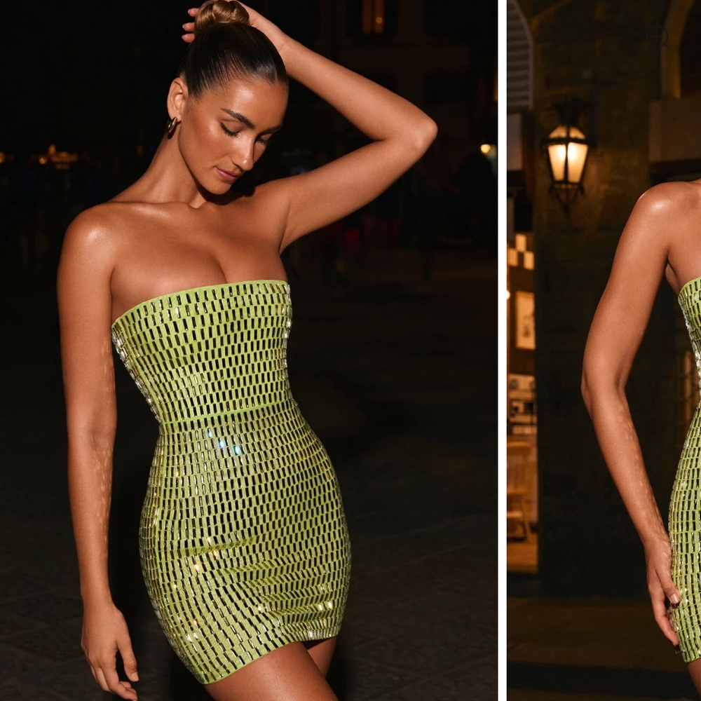 Oh Polly Green Dress